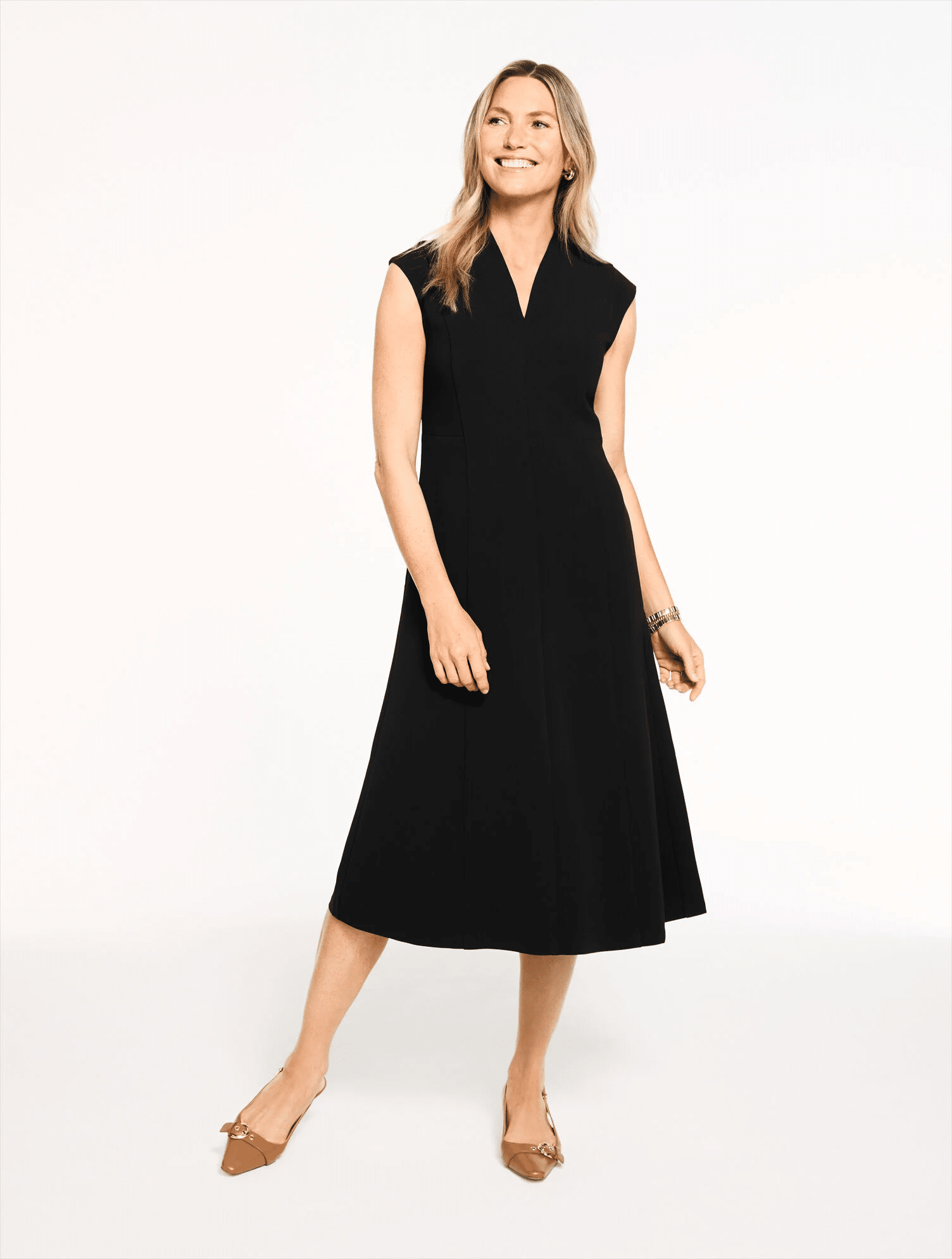 Easy Travel Dress, Chic Black Dress, Elevated Wardrobe Classics for Women