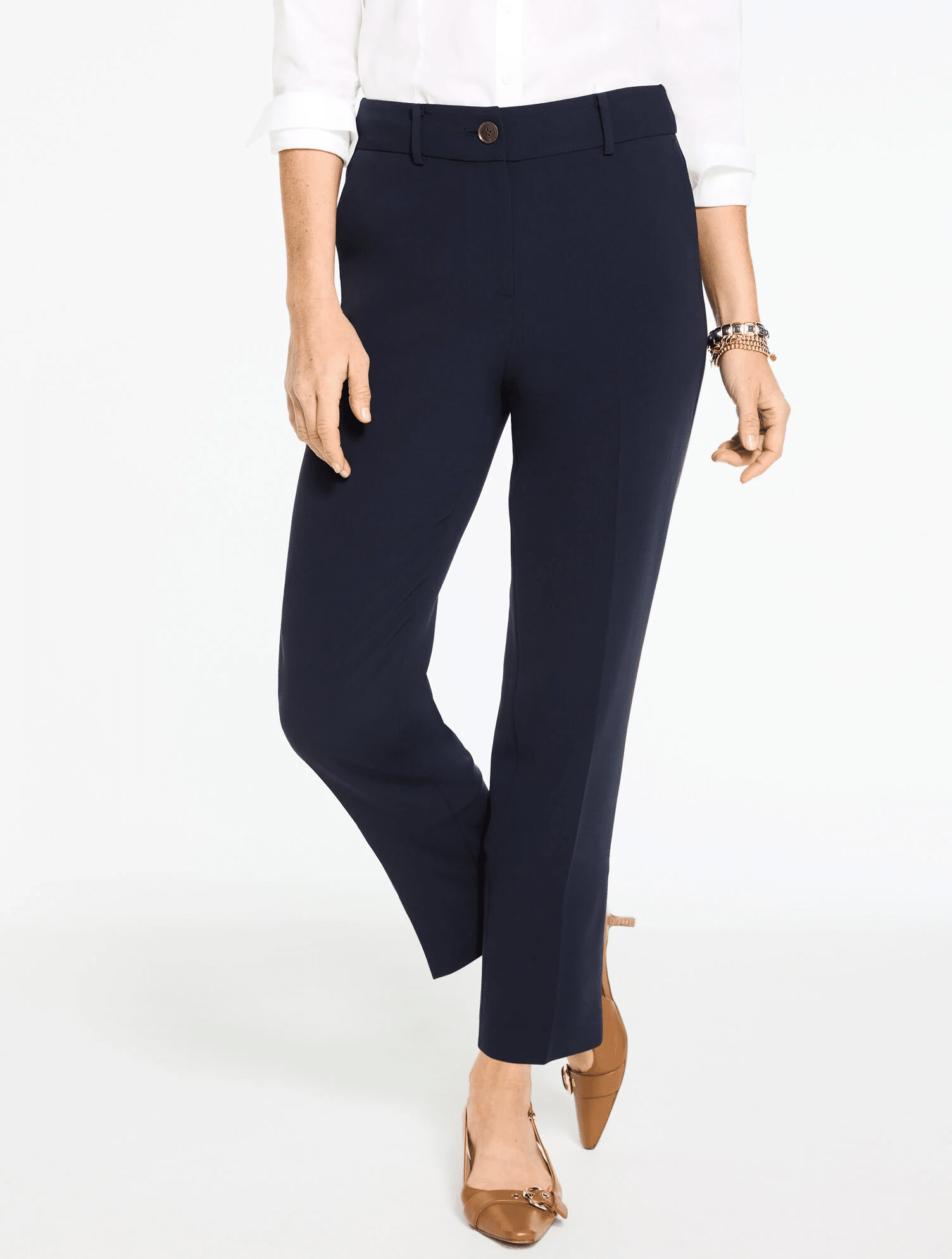 Straight Leg Easy Travel Pants