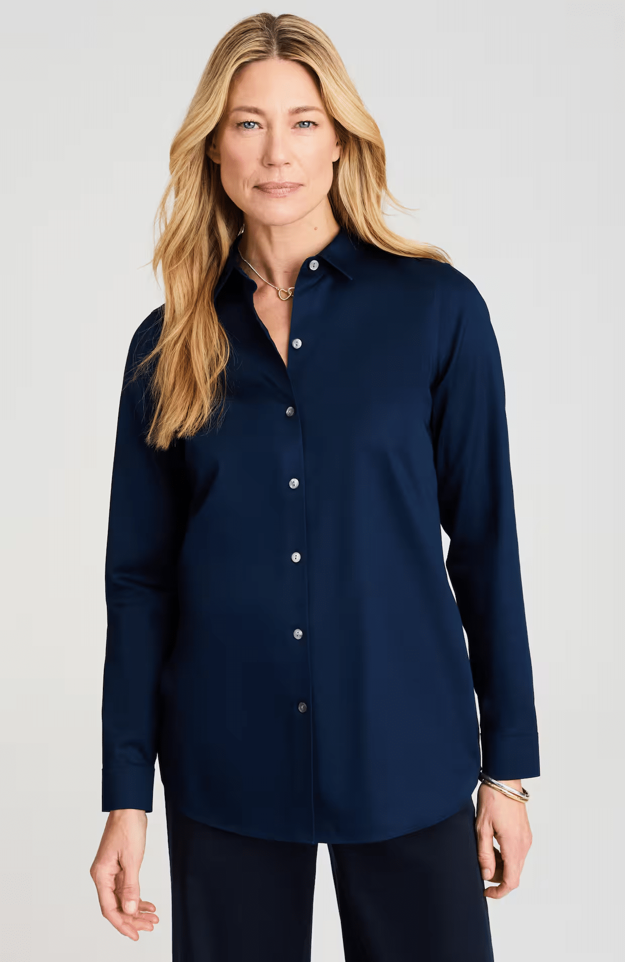 New Arrivals from JJill tania stephens 50 is not old fashion blogger non-iron classic shirt