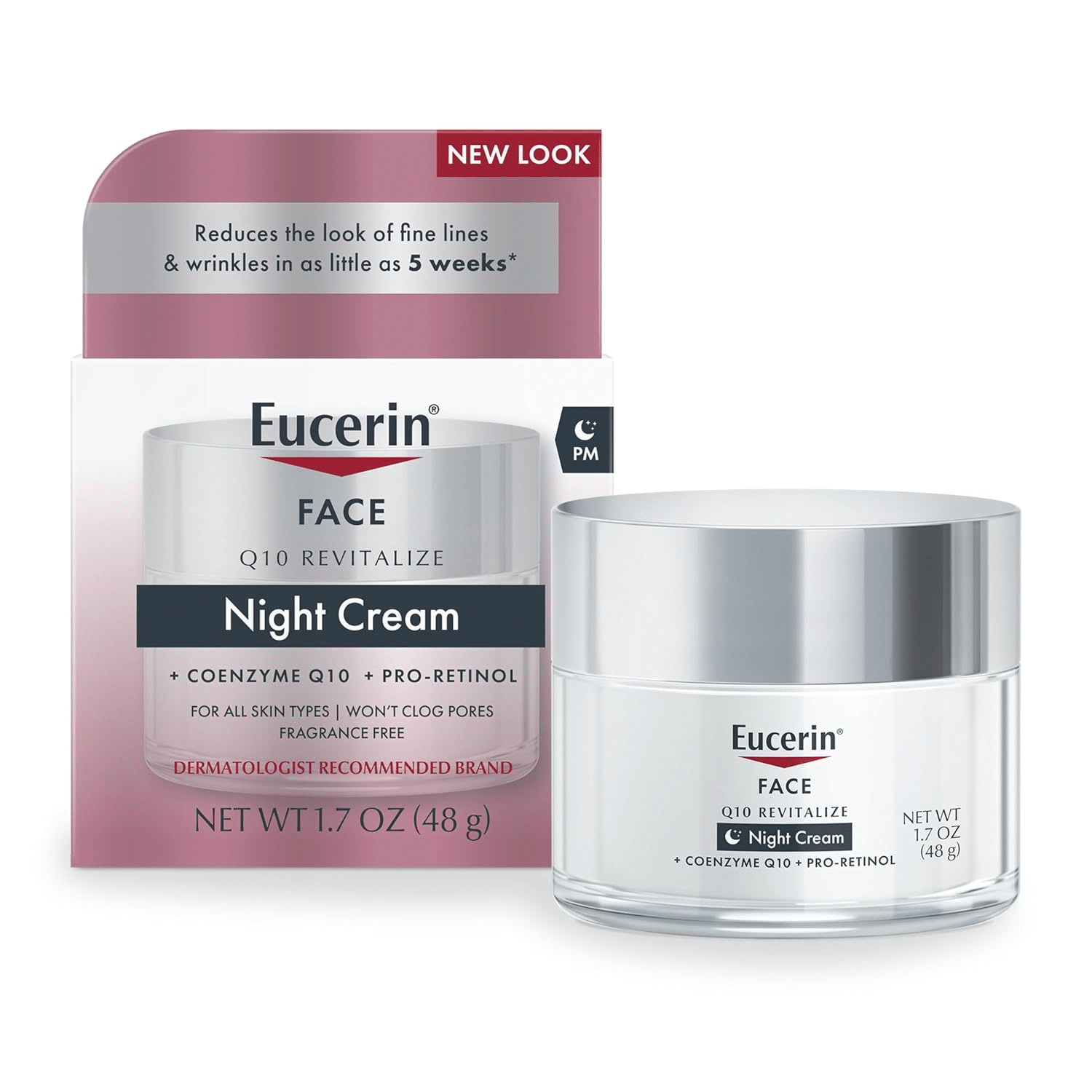 The Best Night Creams for Mature Skin 50 is not old fashion blogger tania stephens eucerin