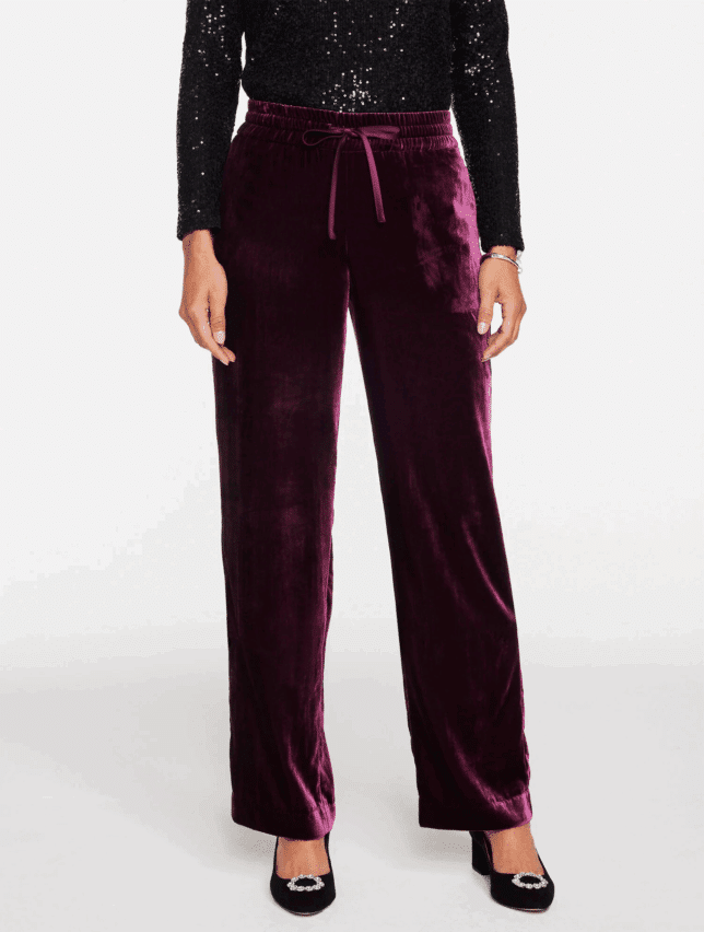 Why Matching Sets Are Still Trending (And Easy to Wear) 50 is not old fashion blogger tania stephens velvet pants