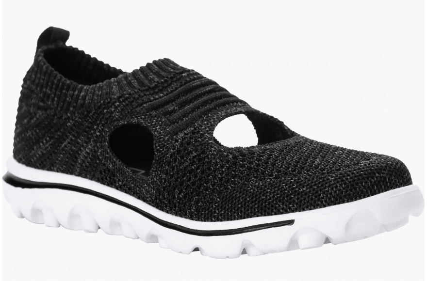 Wide width slip-on walking sneakers with roomy toe box and lightweight support for long days on your feet