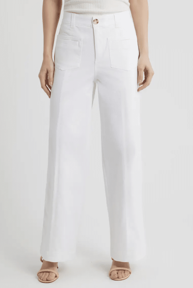 Wit & Wisdom Skyrise Patch Pocket Wide Leg Pants Nordstrom Spring 2026
