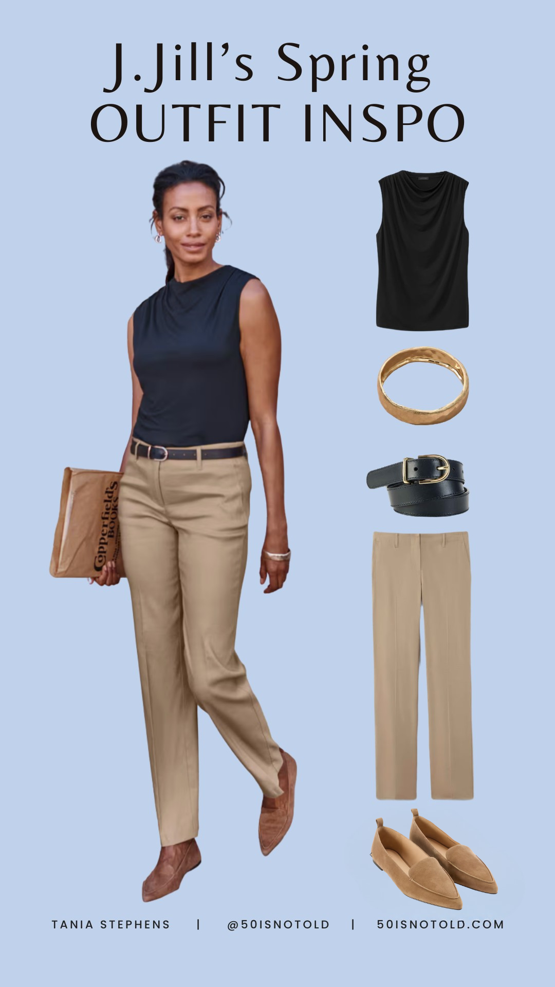 J.Jill Spring Outfit Inspo Graphic