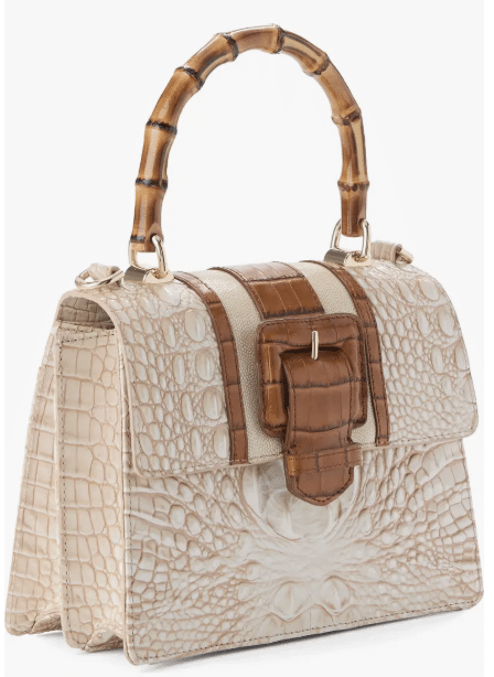 CROC EMBOSSED TEXTURE HANDBAG SPRING SUMMER 2026