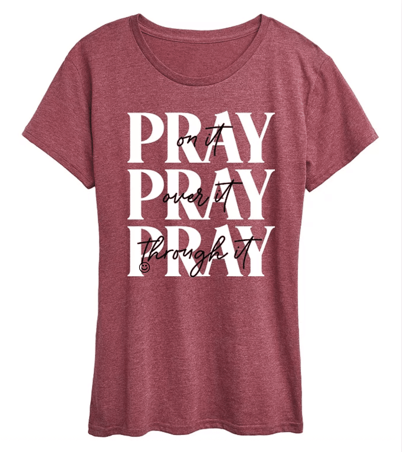 Soft cotton graphic tee with positive message styled with slim pants and sneakers for a casual weekend outfit