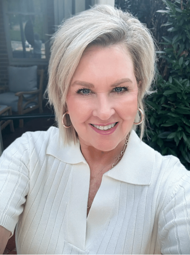 Tania showing her softer eyeliner